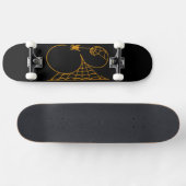 Halloween Dag 31 Spinnenwebben Persoonlijk Skateboard (Horizontaal)