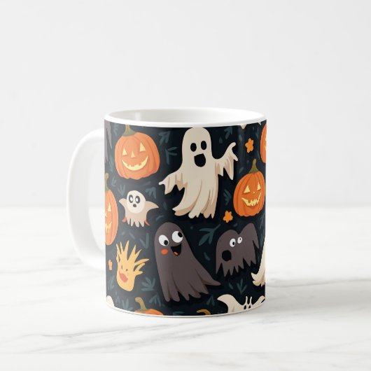 Halloween dag Mok (Voorkant links)
