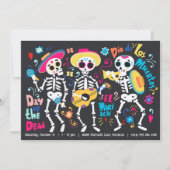 Halloween Dag van de Dode Partij Uitnodiging (Voorkant)