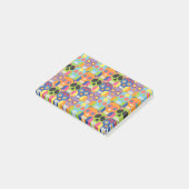 Halloween dag van de dode schedel post-it® notes (Schuin)