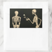 HALLOWEEN DAG VAN DE DODE SKELETON-Sticker Rechthoekige Sticker (Tas)