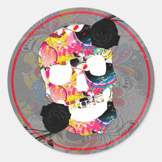 HALLOWEEN DAG VAN DE DODE  STICKER (Voorkant)