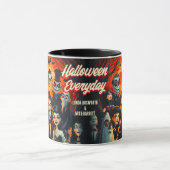 Halloween dagelijkse 50s kostuums Mok (Midden)