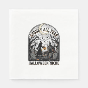 Halloween Dagelijkse T-shirt Griezelig Jaar Rond D Servet