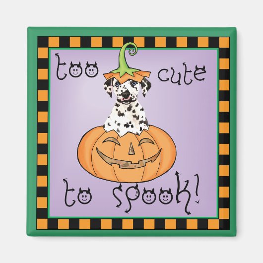 Halloween Dalmatian Magneet (Voorkant)