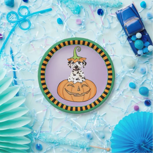 Halloween Dalmatian Paper Bord (Feest)