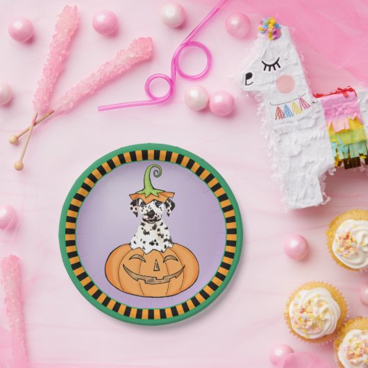Halloween Dalmatian Paper Bord (Feest)