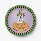 Halloween Dalmatian Paper Bord (Voorkant)