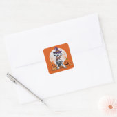 Halloween Dalmatian Square Sticker (Envelop)