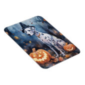 Halloween Dalmatiër Met Pompoenen Eng Magneet (Rechterzijde)