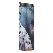 Halloween Dalmation met pompoenen eng Thermosbeker (Geroteerd rechts)