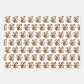 Halloween Dalmatische Hond Trick or treat Inpakpapier Vel (Voorkant 3)