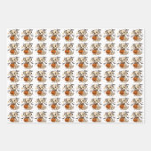 Halloween Dalmatische Hond Trick or treat Inpakpapier Vel (Voorkant 2)