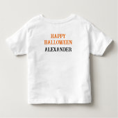 Halloween Dalmatische Hond Trick or treat Kinder Shirts (Achterkant)