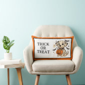 Halloween Dalmatische Hond Trick or treat Kussen (Stoel)
