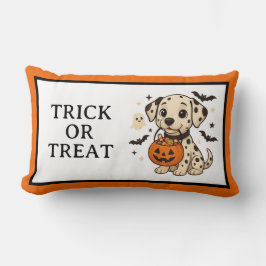 Halloween Dalmatische Hond Trick or treat Kussen