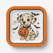 Halloween Dalmatische Hond Trick or treat