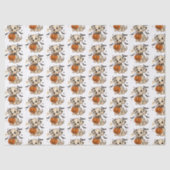 Halloween Dalmatische Hond Trick or treat Tissuepapier (Voorkant)