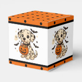 Halloween Dalmatische Trick or treat Bedankdoosjes (Achterkant)