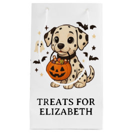 Halloween Dalmatische Trick or treat Klein Cadeauzakje