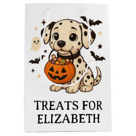 Halloween Dalmatische Trick or treat Medium Cadeauzakje