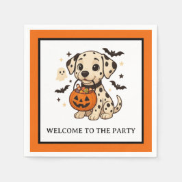 Halloween Dalmatische Trick or treat Servet