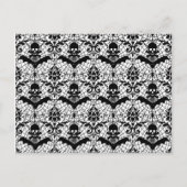 Halloween Damask Briefkaart (Voorkant)