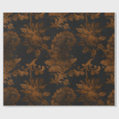 Halloween  Damask Cadeaupapier (Vlak)