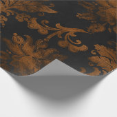 Halloween  Damask Cadeaupapier (Hoek)