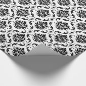 Halloween damask cadeaupapier (Hoek)