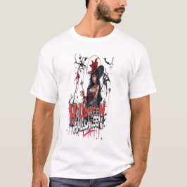 halloween dames graffiti kunst 3D familie T-shirt