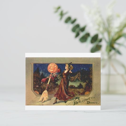 Halloween Dance Briefkaart (Staand voorkant)