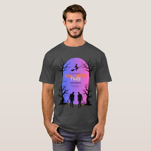 Halloween Dance in the Castle T-shirt (Voorkant volledig)