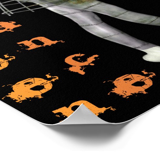 Halloween Dance Steampunk Rusty Gothic Mannequin Poster (Hoek)