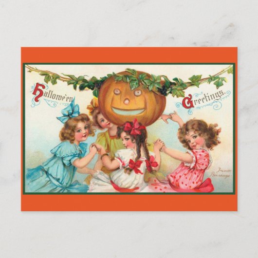  Halloween Dancers Briefkaart (Voorkant)