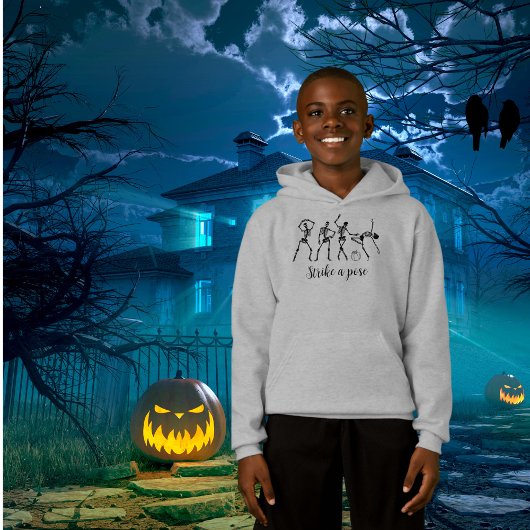Halloween Dancing Skelet Strike A Pose Grappig