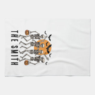 Halloween Dancing Skeleton Dance Pumpkin Theedoek