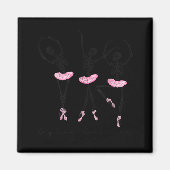 Halloween Dancing Skeleton Dry Bones Come Alive Ch Magneet (Voorkant)