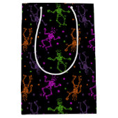 Halloween Dancing Skeletons Medium Cadeauzakje (Voorkant)