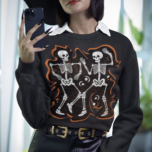 Halloween Dancing Skeletons Party Trui