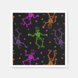 Halloween Dancing Skeletons Servetten