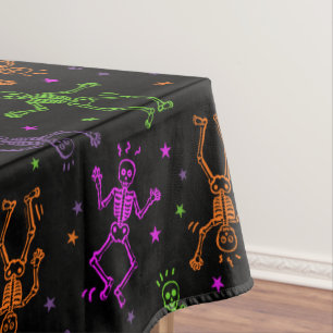 Halloween Dancing Skeletons Tafelkleed