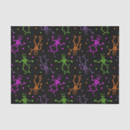 Halloween Dancing Skeletons Tissuepapier