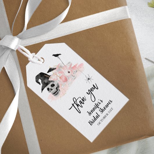 Halloween Dank Je Roze Cocktail Bruidsfeest Cadeaulabel