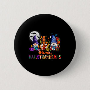 Halloween Dankdag Kerst Gelukkig Hallothanks Ronde Button 5,7 Cm