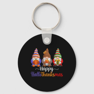 Halloween Dankdag Kerst Gelukkig Hallothanks Sleutelhanger