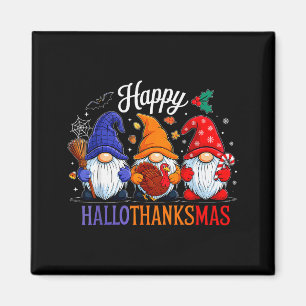 Halloween Dankdag Kerstmis Gelukkig Hallothanks Magneet