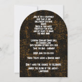 HALLOWEEN DANS KAART (Achterkant)