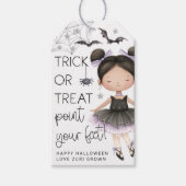 Halloween-dansballet-cadeautag Cadeaulabel (Voorkant)