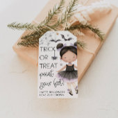 Halloween-dansballet-cadeautag Cadeaulabel